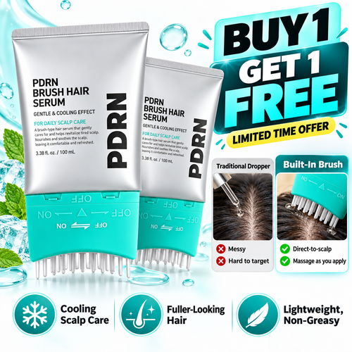 🔥 BUY 1, GET 1 FREE! 🎁 PDRN Scalp Renewal Brush Serum ✨