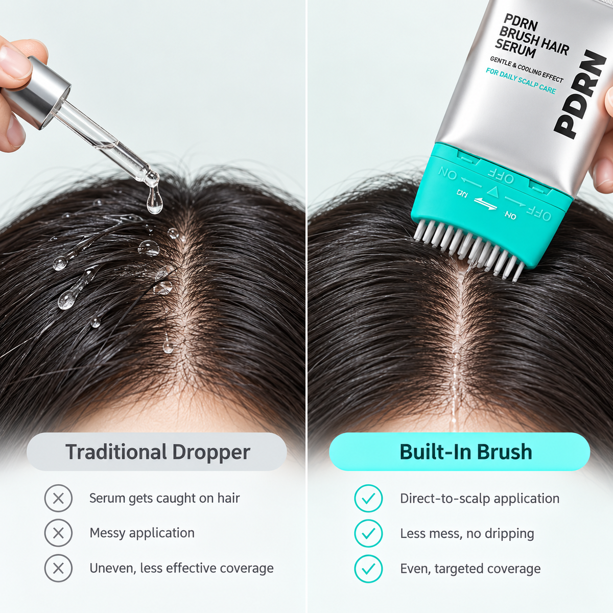 🔥 BUY 1, GET 1 FREE! 🎁 PDRN Scalp Renewal Brush Serum ✨