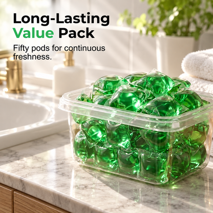 🎁 BUY 1 GET 1 FREE 🔥 Bio-Enzyme Drain Freshener Capsules | Long-Lasting Freshness & Odor Control 🚿 30 PCS/Box