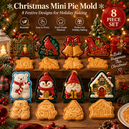 🎅Christmas Sale 90% OFF🍪Design Christmas Mini Pie Mold