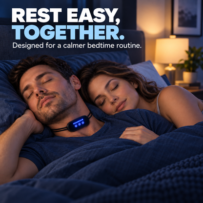 🌙 Smart Anti-Snoring Neck Device – A Quieter Night Starts Here