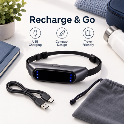 🌙 Smart Anti-Snoring Neck Device – A Quieter Night Starts Here