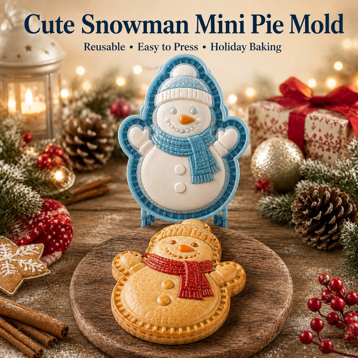 🎅Christmas Sale 90% OFF🍪Design Christmas Mini Pie Mold