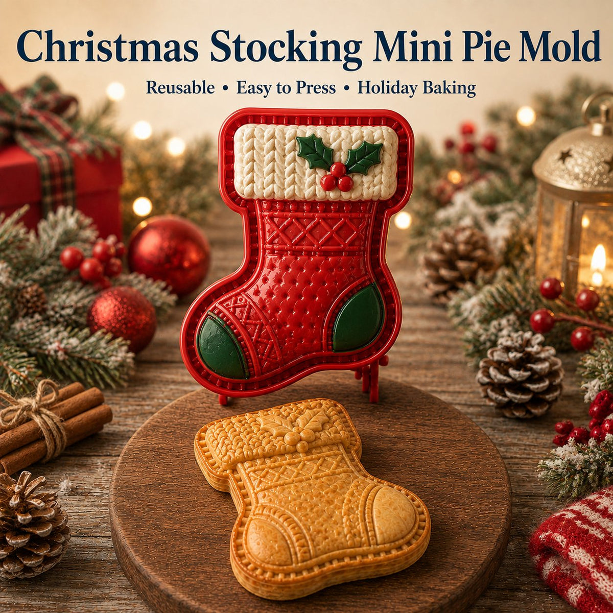 🎅Christmas Sale 90% OFF🍪Design Christmas Mini Pie Mold