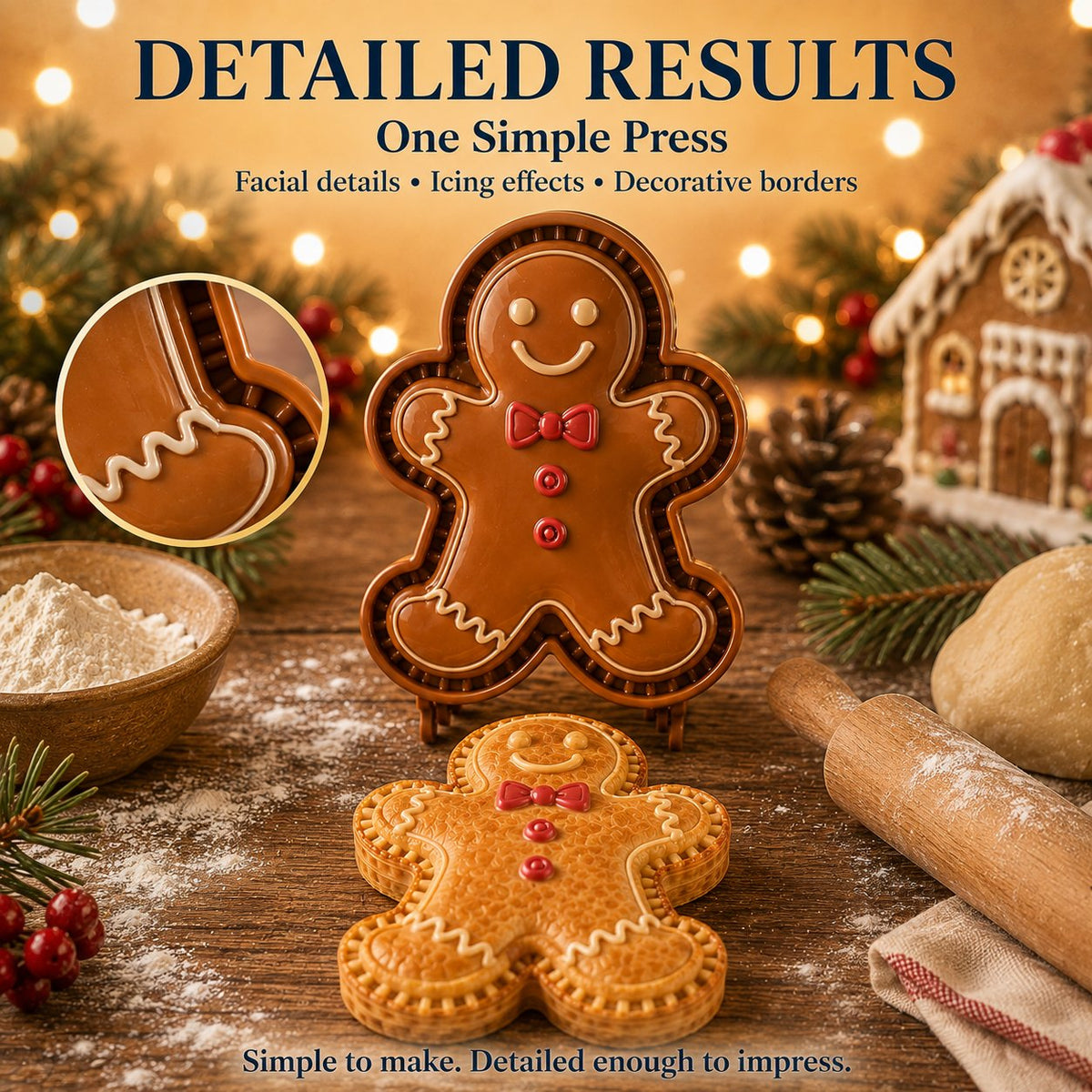 🎅Christmas Sale 90% OFF🍪Design Christmas Mini Pie Mold