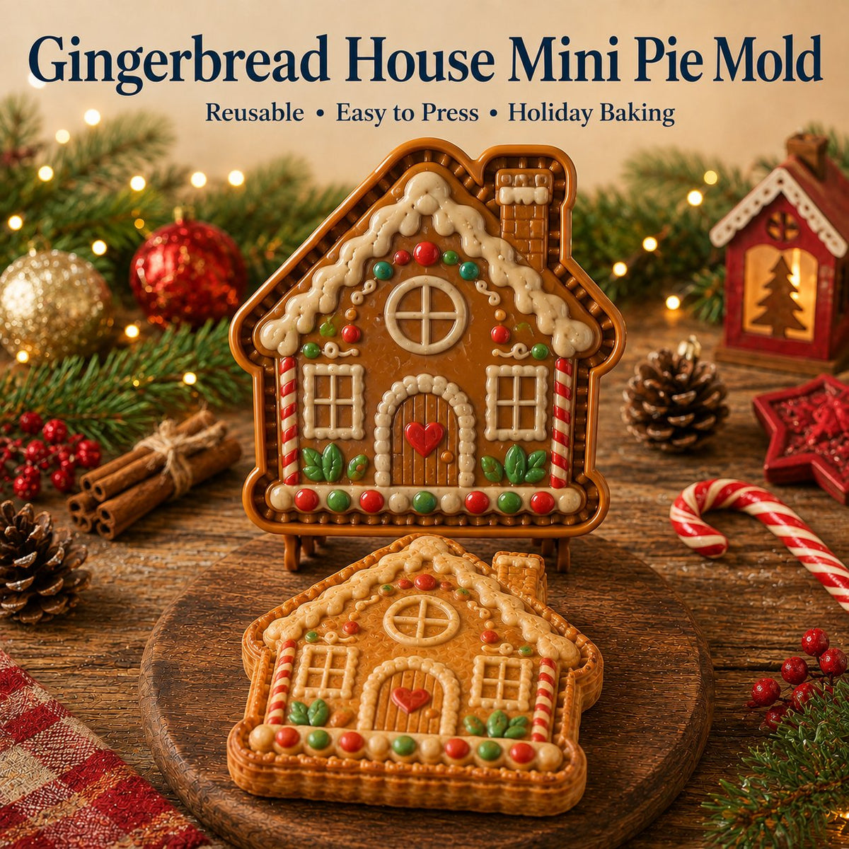 🎅Christmas Sale 90% OFF🍪Design Christmas Mini Pie Mold