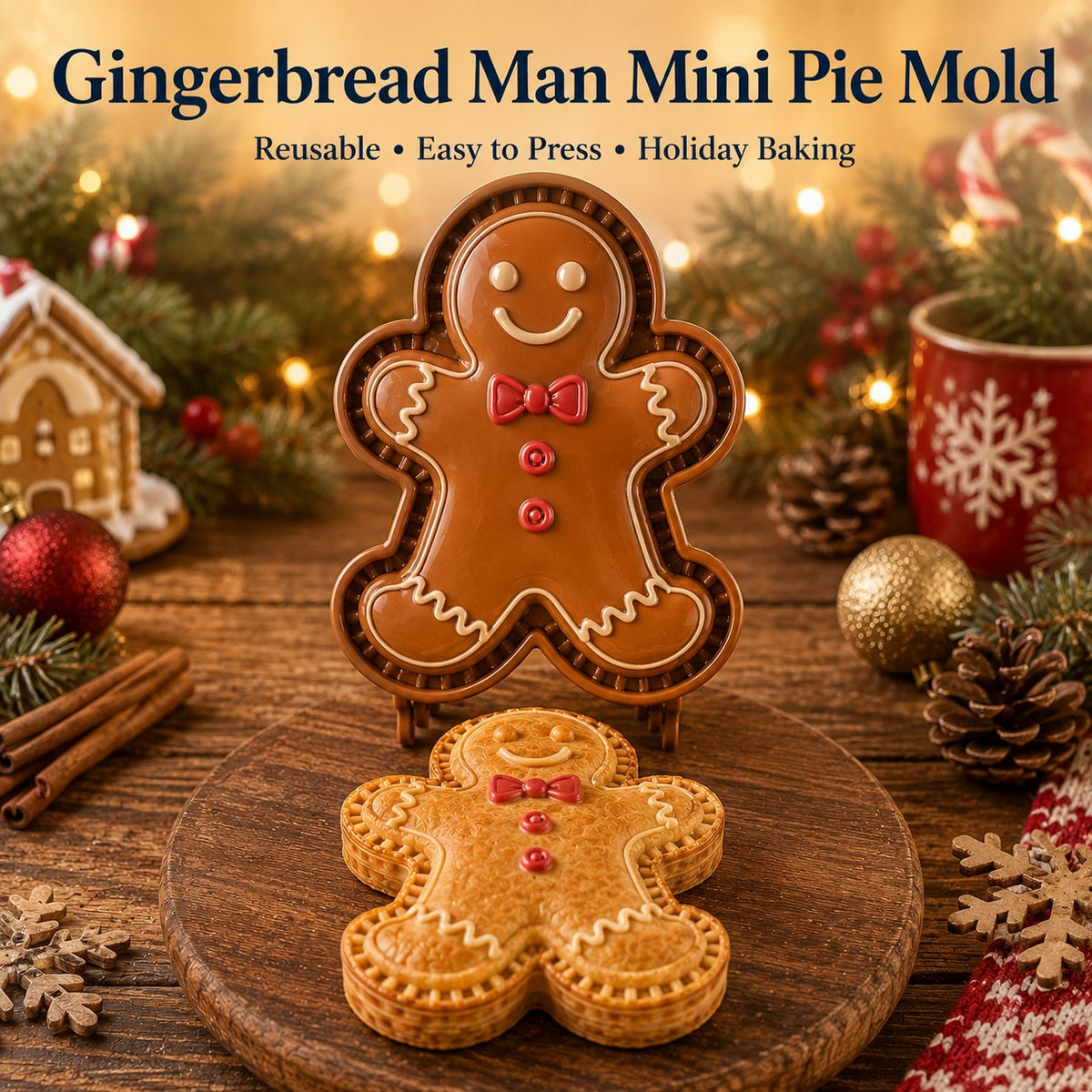 🎅Christmas Sale 90% OFF🍪Design Christmas Mini Pie Mold