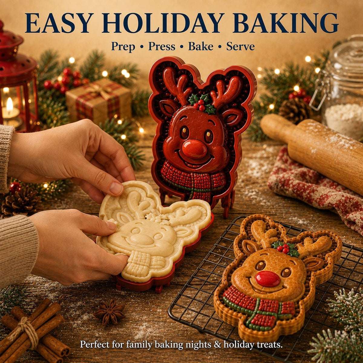 🎅Christmas Sale 90% OFF🍪Design Christmas Mini Pie Mold