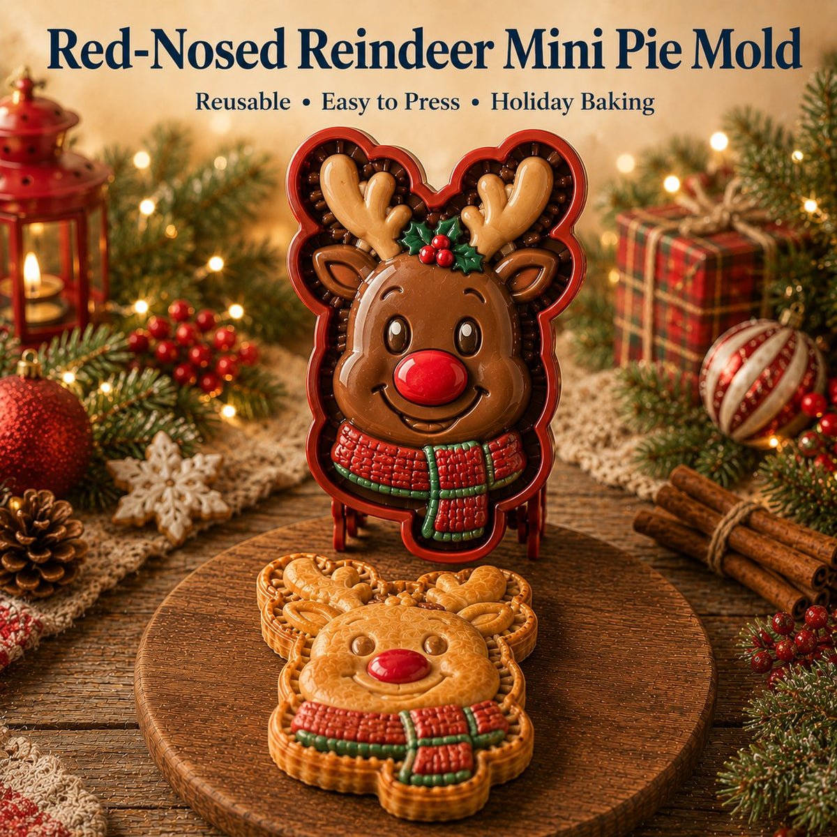 🎅Christmas Sale 90% OFF🍪Design Christmas Mini Pie Mold